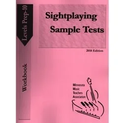 Sightplaying Sample Tests Levels Prep-10