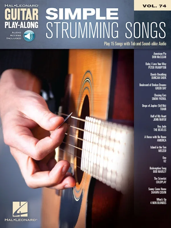 Simple Strumming Songs Guitar Play-Along
