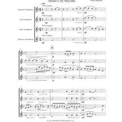 Small City Skyline – Saxophone Quartet (SATB)