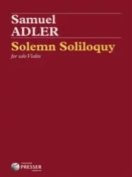 Solemn Soliloquy – Violin Unaccompanied