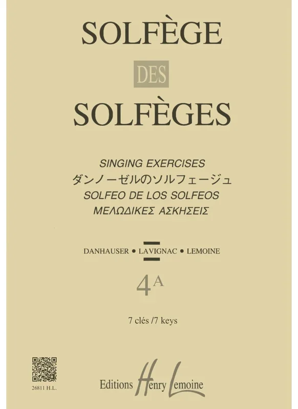 Solfège des Solfèges – Volume 4A