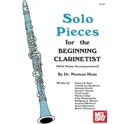 Solo Pieces for Beginning Clarinetist – Clarinet and Piano