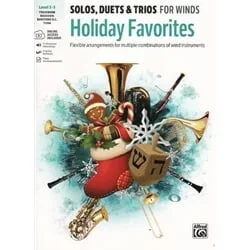 Solos, Duets and Trios for Winds: Holiday Favorites – Bass Clef Instruments