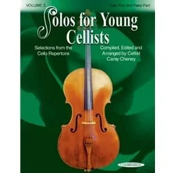 Solos for Young Cellists, Volume 3 – Cello and Piano