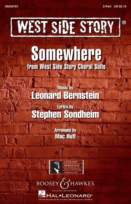 Somewhere 2 Part (Octavo)