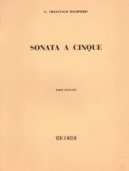 Sonata a Cinque – Piano, Flute, Violin, Viola and Cello (Parts)