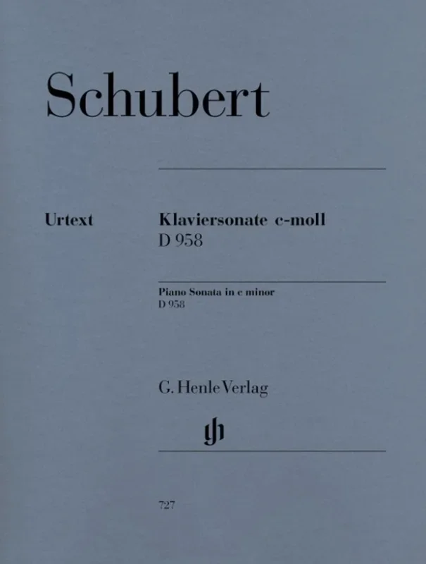 Sonata C Min D 958 (Softcover Book)