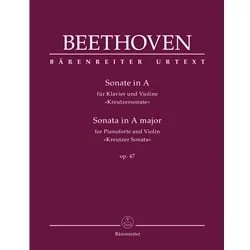 Sonata in A major, Op. 47 “Kreutzer Sonata” – Violin and Piano