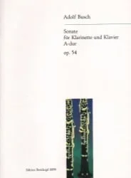 Sonata in A Major, Op. 54 – Clarinet and Piano