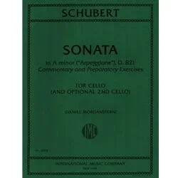 Sonata in A Minor “Arpeggione”, D. 821 – Solo Cello (with Optional 2nd Cello)