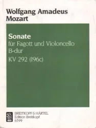 Sonata in B-flat major, K. 292 – Bassoon and Cello