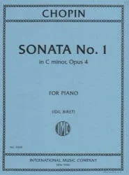 Sonata No. 1 in C Minor, Op. 4 – Piano