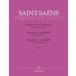 Sonata No. 1 in D Minor, Op. 75 – Violin and Piano