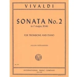Sonata No. 2 in F Major, RV41 – Trombone and Piano