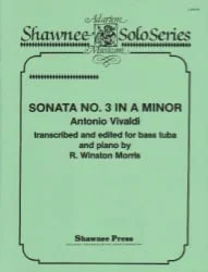 Sonata No. 3 in A minor – Tuba and Piano