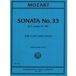 Sonata No. 33 in E-flat Major, K. 481 – Flute and Piano