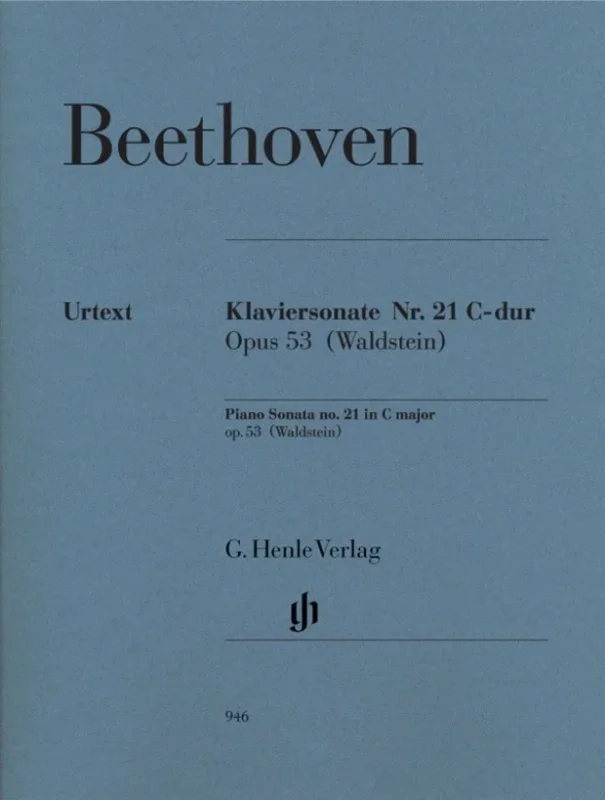 Sonata Op 53 C Waldstein Revised Urtext (Softcover Book)