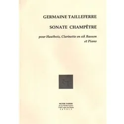 Sonate Champetre – Oboe, Clarinet, Bassoon, and Piano