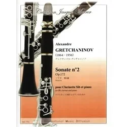 Sonate No. 2 Op 172 – Clarinet and Piano