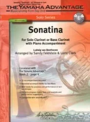 Sonatina (Bk/CD) – Clarinet (or Bass Clarinet) and Piano