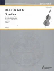 Sonatina in C Minor, WoO 43a (179b) – Cello and Piano
