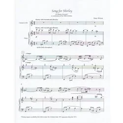 Song for Shirley – Clarinet (or English Horn) & Piano