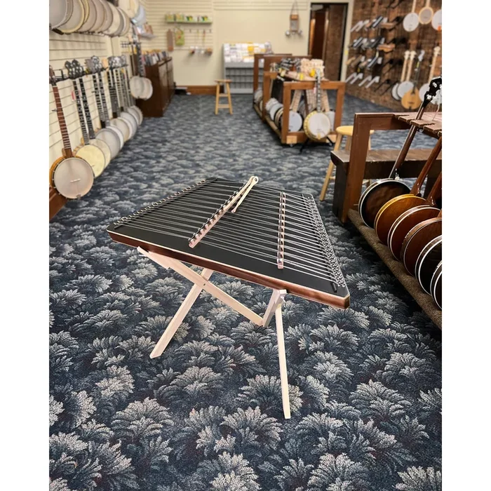 Songbird Chickadee 13/12 Hammered Dulcimer Package, Black, with Case, Stand & Accessories