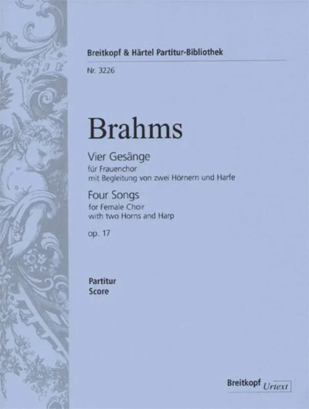Songs 4 Op 17 Score