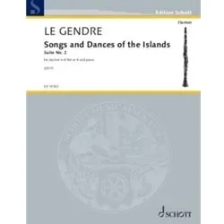 Songs and Dances of the Islands, Suite No. 2 – Clarinet (in B-flat or A) and Piano