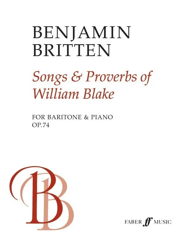 Songs And Proverbs Of William Blake (Softcover Book)