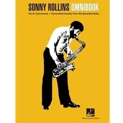 Sonny Rollins Omnibook – B-Flat Instruments