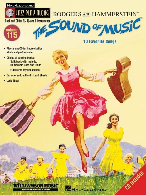 Sound Of Music Jazz Play Along Book/CD V115 (Softcover Book/CD)