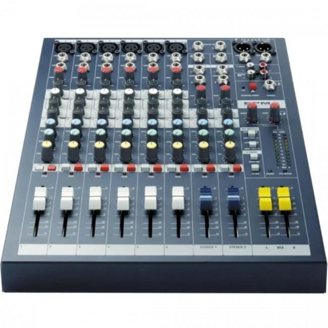 Soundcraft EPM6 6 Channel XLR 2 Stereo Inputs Mixing Desk