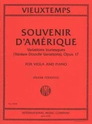Souvenir d’Amerique (Yankee Doodle Variations), Op.17 – Viola and Piano