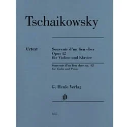 Souvenir D’un Lieu Cher Op. 42 – Violin and Piano