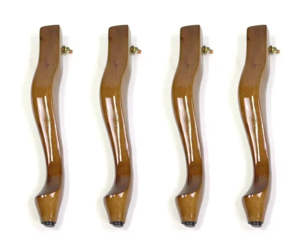 Spare Straight Leg (Set of 4) – Walnut Gloss