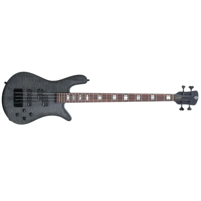 Spector Euro4 LX Bass Guitar Trans Black Stain Matte w/ EMGs – EURO4LXMBKS