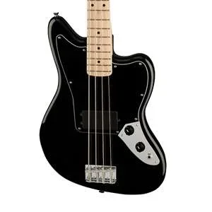 Squier Affinity Jaguar Bass – Black with Maple Fingerboard