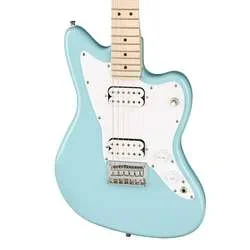 Squier Mini Jazzmaster HH – Daphne Blue with Maple Fingerboard