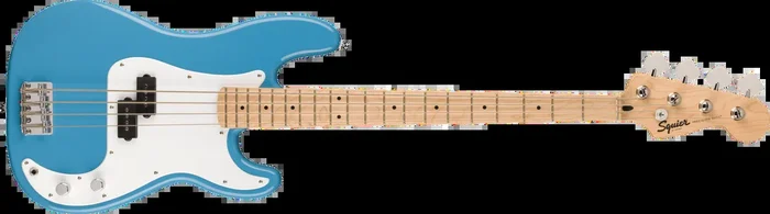Squier Sonic Precision Bass, Maple Fingerboard, White Pickguard, California Blue