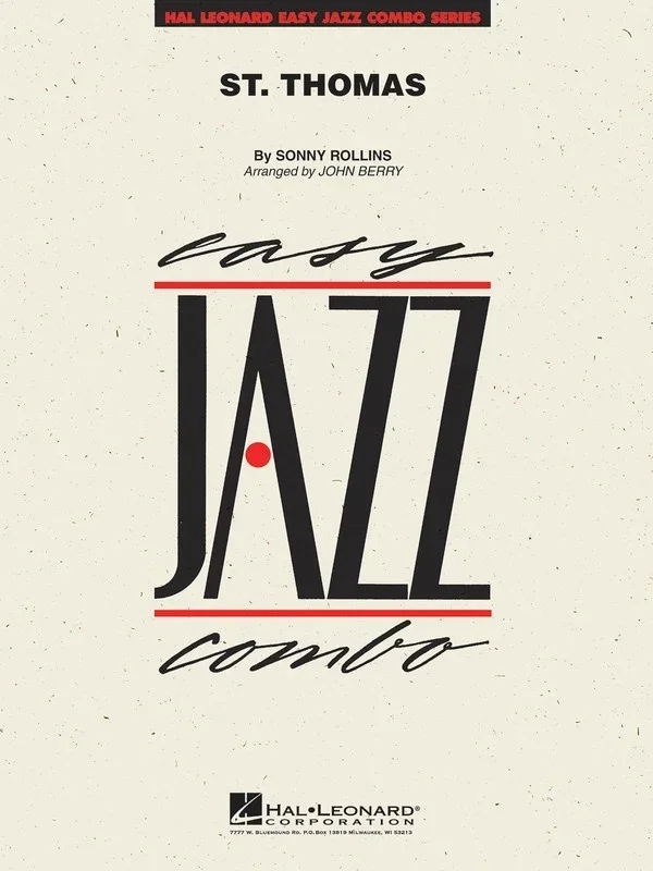St Thomas Easy Jazz Combo2 (Music Score/Parts)