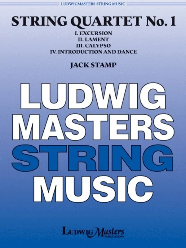 Stamp – String Quartet No 1 (Music Score/Parts) Book