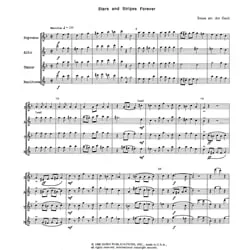 Stars and Stripes Forever – Saxophone Quartet (SATB)