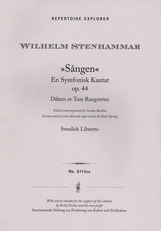 Stenhammar: Sången, Op. 44