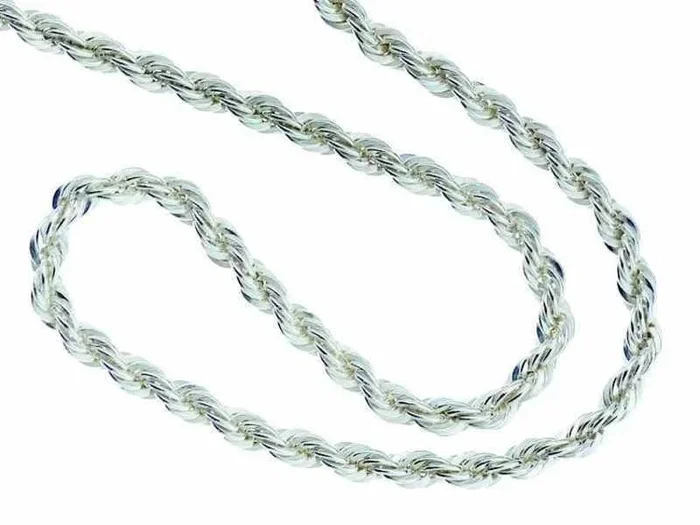 Sterling Silver Rope Chain 18 Inch