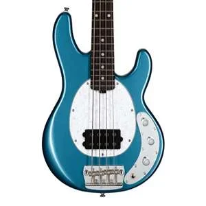 Sterling StingRay Short Scale RAYSS4 Electric Bass Guitar – Toluca Lake Blue with Rosewood Fingerboard