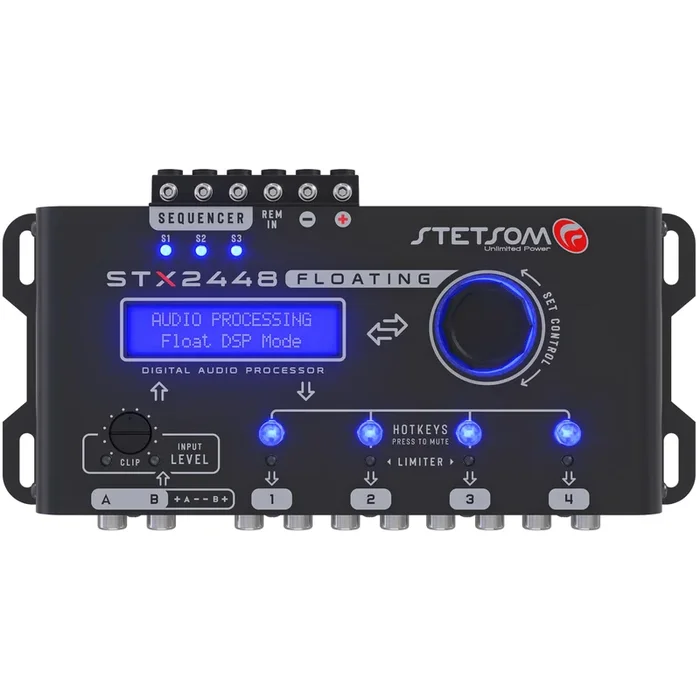 Stetsom STX2448 Floating Pro Full Professional DSP, Digital Signal, Processor PRO, Crossover & Graphic Equalizer 15 Bands