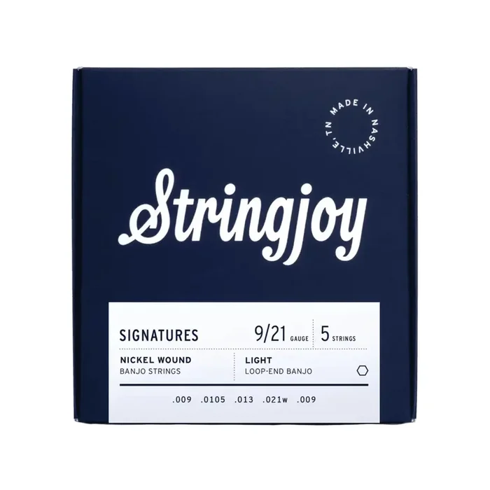Stringjoy Signatures Nickel Wound Light Gauge 5-String Banjo Strings
