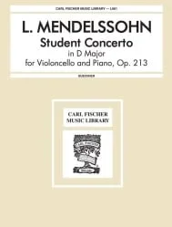 Student Concerto in D Major, Op. 213 – Cello and Piano