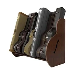 Studio™ Deluxe Guitar Case Rack – Walnut, Grande